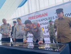 Kapolda Sulteng Resmikan Fasilitas Polres Morowali