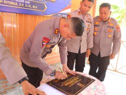Kapolres Sigi Resmikan Aula Pakaroso di Polsek Dolo
