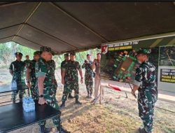 Pangdam XXIII/Palaka Wira Tinjau Marshalling Area Rencana Pembangunan Yonif TP 746/PSM di Kalukk