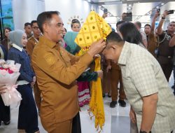 Tiba di Palu, Irjen Pol Rizal Irawan Disambut Gubernur Sulteng