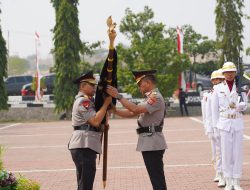 Polda Sulteng Gelar Serah Terima Pataka Wira Dharma Brata