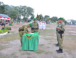 Perkuat Regenerasi Kepemimpinan TNI AD, Danyonif 711/Raksatama Berganti.